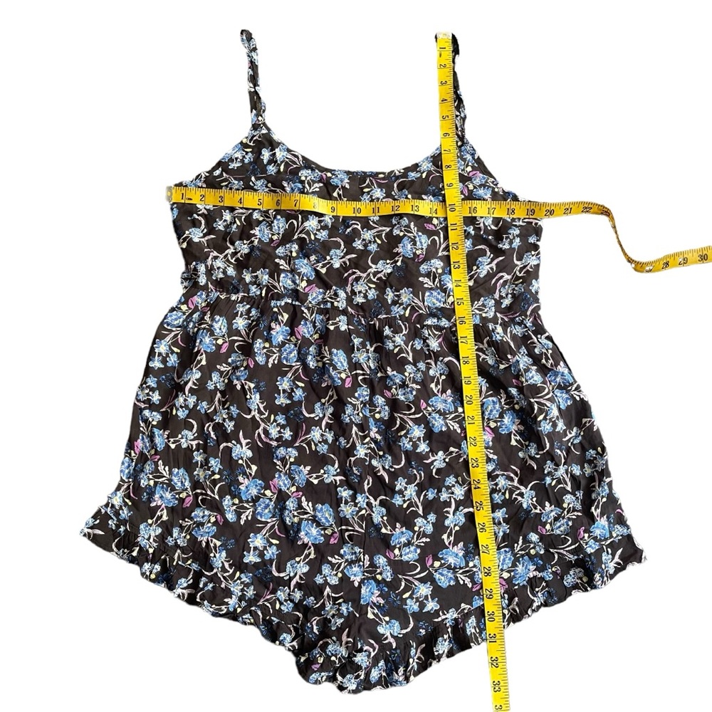 Free People Floral Romper Size L - Picture 8 of 10